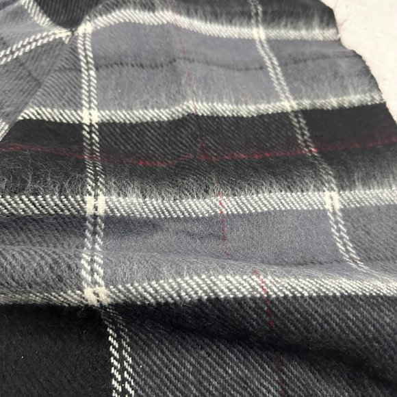 Vintage Super soft Cashmere feel winter warm neck scarf Italy stripe Casual - Picture 4 of 5